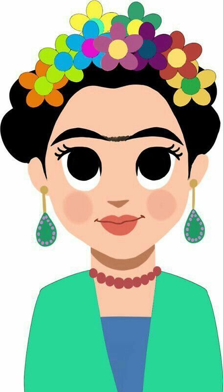 Frida Kahlo Drawing, Frida Kahlo Cartoon, Frida Kahlo Art, Galaxy Poster, Art Painting Gallery, Mug Art, Mexican Art, Famous Artists, Art Drawings Simple