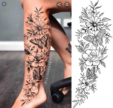 Half Sleeve Tattoos Sketches, Underboob Tattoo Designs, Butterfly Tattoos On Arm, Cute Thigh Tattoos, Aesthetic Art Anime, Full Leg Tattoos, Arte Aesthetic, Tattoos For Women Half Sleeve, Writing Tattoos