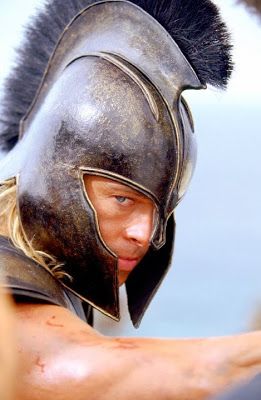 Brad Pitt & Angelina Jolie: Troy - Photo Album - Brad Pitt Troy Achilles, Brad Pitt Troy, Troy Movie, Herren Hand Tattoos, Greek Warrior, Spartan Warrior, Greek Myths, Love Movie, Ancient Greece