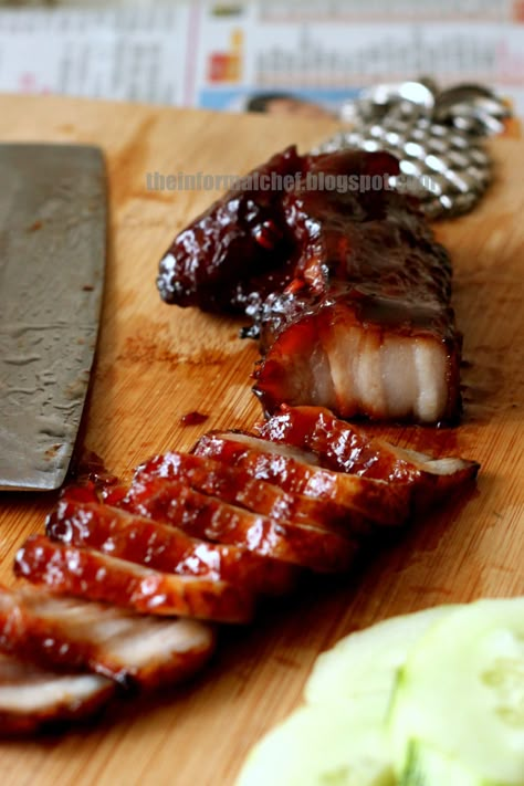 Recipe for Chinese Bbq Pork/Char Siu 叉燒 Scrumptious dish that could be easily replicated at home. A must-try. Highly recommended. Bbq Pork Recipes, Char Siu Pork, Chinese Bbq Pork, Pork Belly Recipes, Mapo Tofu, Recipes Beef, Char Siu, Easy Chinese Recipes, Chinese Dishes