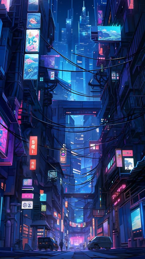 Japanese Cyberpunk, Ville Cyberpunk, Famous Anime, Anime City, Cyberpunk Anime, City Background, City Drawing, Top Anime, Cyberpunk Aesthetic