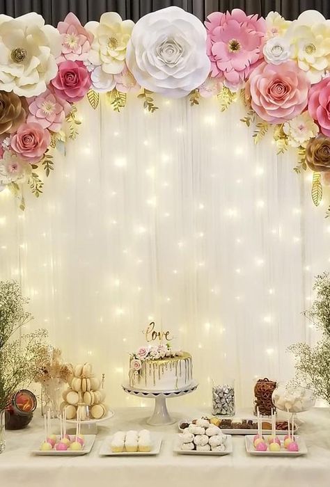 48 Most Pinned Wedding Backdrop Ideas 2020 | Wedding Forward Wedding Backdrop Ideas, Most Pinned, Bridal Shower Decorations Diy, Quince Decorations, Quinceanera Decorations, Light Backdrop, Backdrop Ideas, Quinceanera Party, Pink Bridal Shower