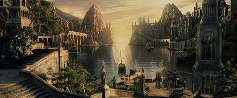 The Lord of the Rings: The Return of the King (2003) Grey Havens, Into The West, The Shire, Fellowship Of The Ring, Legolas, Sense Of Place, Middle Earth, Digital Wallpaper, The Rings