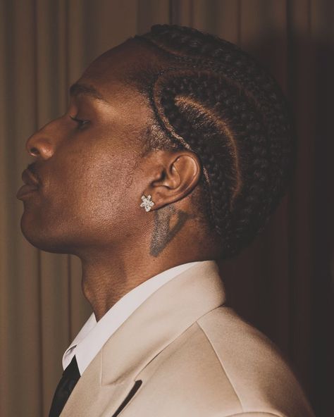 asap rocky for @wmag by rihanna - 2024 Asap Rocky Jewelry, Asap Rocky Face, Rihanna 2024, Playlist Pfp, Asap Rocky Rihanna, Men Pics, Lord Pretty Flacko, Rap City, Pretty Flacko