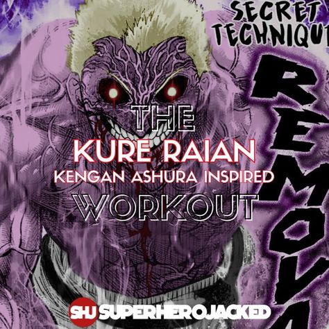 Kure Raian Workout Kure Raian, Anime Workouts, Training With Weights, Anime Training, Superhero Jacked, Character Workouts, Ectomorph Workout, Anime Superhero, Superhero Academy