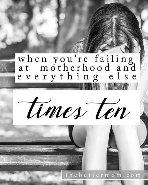 Do you feel like you are failing at motherhood? And maybe everything else too? Sweet mama, you are not alone! We've all been there. Here are three things to keep in mind to encourage your heart in the midst of heavy days. Mom Failure, Motherhood Encouragement, Motherhood Tips, Better Mom, Christian Motherhood, Things To Keep In Mind, Christian Parenting, Parenting Quotes, Boy Mom