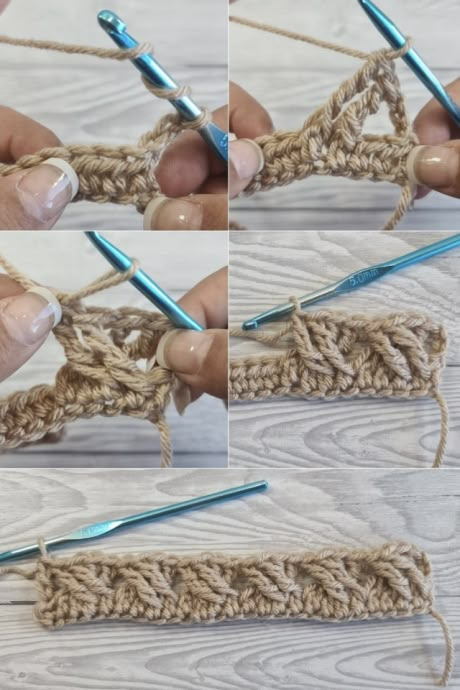 Celtic Weave Stitch, Celtic Weave, Crochet Stitches Guide, Easy Crochet Blanket, Easy Crochet Stitches, Crochet Stitches Video, Crochet Stitches For Beginners, Crochet Instructions, Crochet Stitches Tutorial