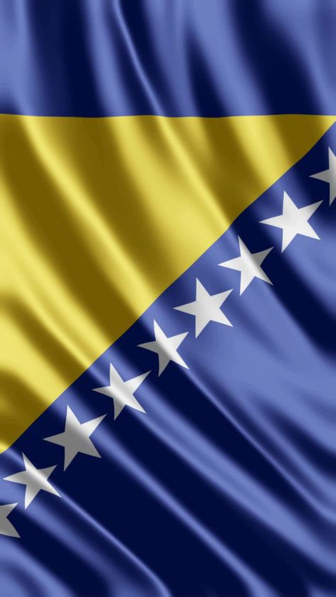 Bosnia And Herzegovina Flag, Bosnia Flag, Herzegovina Flag, 4k Wallpaper Iphone, Waving Flag, Germany Flag, Travel Locations, 4k Wallpaper, Free Stock Video