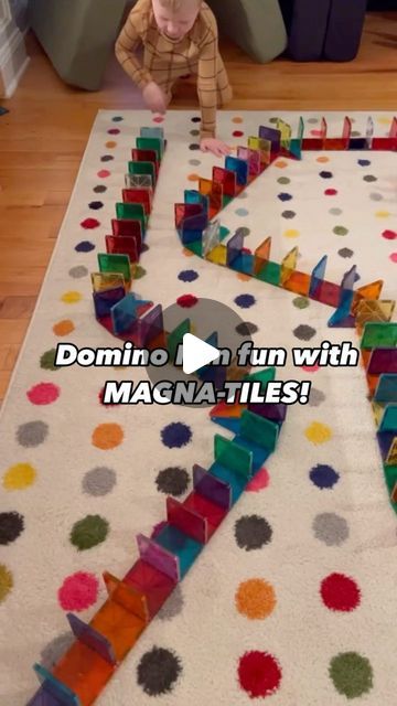 MAGNA-TILES® | Magnetic Tiles on Instagram: "Things are falling into place in the new year! At MAGNA-TILES we are so excited to spread the joy of open-ended play this year and share with you all of the different ways you can enjoy your MAGNA-TILES sets! ✨  #MAGNATILES #magnetictiles #openendedplay #newyear #domino #dominorun" Things To Make With Magnatiles, Magnet Tiles Ideas, Magnatiles Ideas For Kids, Magna Tiles Ideas For Kids, Magna Tiles Ideas, Magnatile Ideas, Magnatiles Ideas, Homeschooling Lessons, Magnetic Building Toys