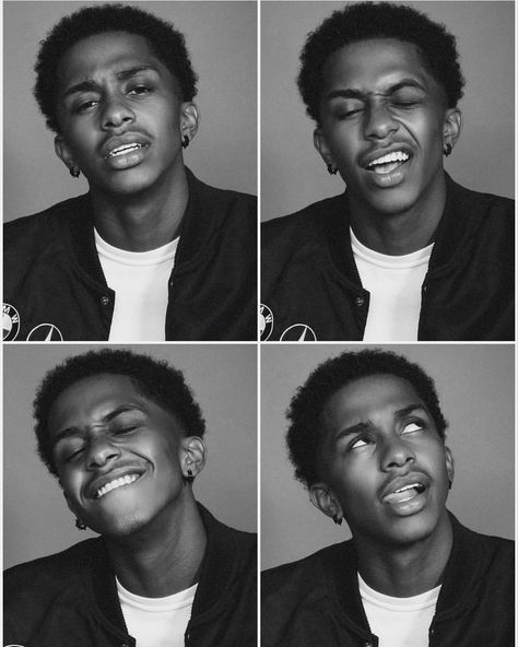 Pryce Watkins, Hair Like Wool, Dark Men, Cute Black Guys, Man Crush Everyday, Poses References, Face Expressions, Black Boys