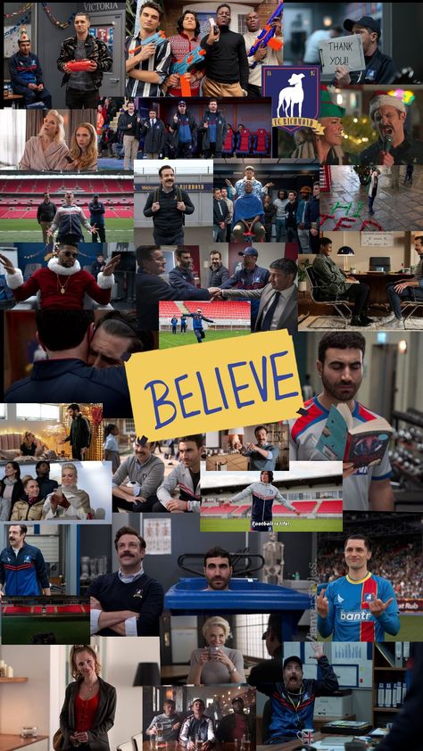 Believe Ted Lasso Poster, Football Is Life Ted Lasso, Be A Goldfish Ted Lasso Wallpaper, Jamie Tartt Ted Lasso Wallpaper, Ted Lasso Background, Ted Lasso Wallpaper Aesthetic, Afc Richmond Wallpaper, Roy Kent Wallpaper, Ted Lasso Roy Kent