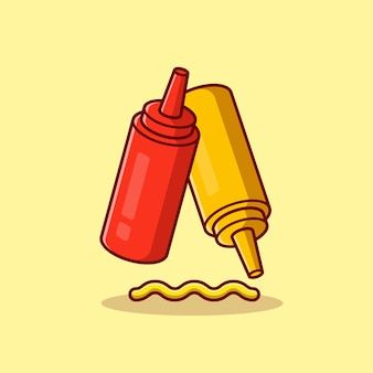 Hot Dog Drawing, Burger Icon, How To Draw Anything, Ketchup And Mustard, Kahlo Paintings, Food Drawings, Tshirt Illustration, Vector Food, Vector Icons Illustration