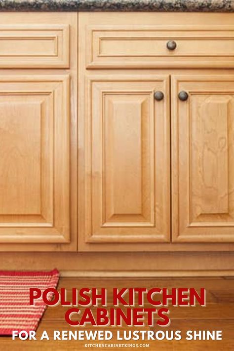 Follow along as Kitchen Cabinet Kings shares all of the best tips and tricks for polishing wood cabinets. We’ll cover the best methods for polishing wood cabinets and adding a touch of freshness to your favorite space in your home. How To Make Kitchen Cabinets, Polish Kitchen, Polishing Wood, Traditional Modern Bathroom, Kitchen Cabinet Kings, Wood Kitchen Cabinets, Dream Bathrooms, Wood Polish, Bathroom Cabinets