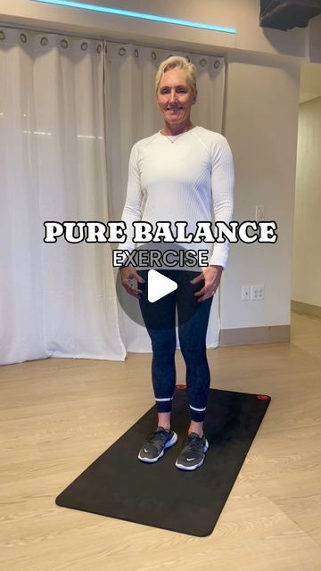 Arlette Godges | Physical Therapist & Competitive Athlete on Instagram: "This is a very tricky balance exercise ⚖️ The important thing is to start at your level.

It can be made even more challenging on a soft surface, like a foam mat or body ball, but to begin you may want to hold on to a counter top.

-——————
🟧 Helping you to live a healthy, high-quality, pain-free life
🟦 Learn more at ageupwell.com
-——————

#ageupwell #physicaltherapy #geriatricphysicaltherapy #SeniorFitness #BalanceTraining #HealthyAging #ActiveSeniors #StayActive #SeniorWellness #ElderlyFitness #StabilityTraining #SeniorStrength #MobilityMatters #ForeverYoung #AgeGracefully #WellnessWednesday #GoldenYearsFitness #SeniorHealth #StrongerWithAge #FitOver50 #ActiveLifestyle #SeniorBalance #BalanceExercise" Senior Health, Wellness Wednesday, Balance Exercises, Senior Fitness, Free Life, Healthy Aging, Physical Therapist, Aging Gracefully, Pain Free