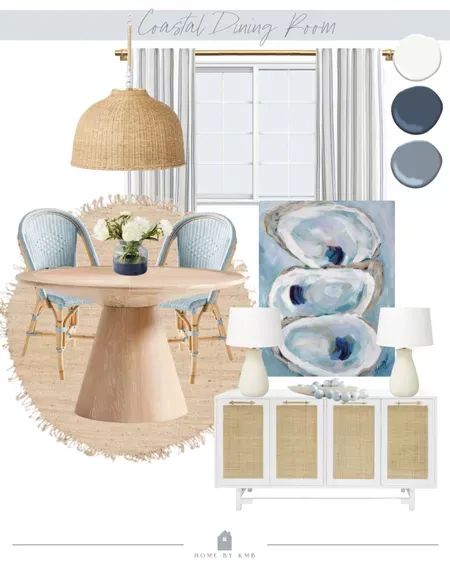 Coastal Breakfast Table, Coastal Dining Room Inspiration, Placemats Ideas Dining Rooms, Coastal Dining Room Table, Coastal Dining Room Ideas, Dining Room Design Board, Modern Coastal Dining Room, Coastal Dining Table, Beach House Dining Room