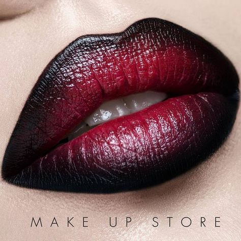 Maquillage Goth, Lip Art Makeup, Drag Make-up, Vampire Makeup, Beauty Lips, Lipstick Kit, Ombre Lips, Lipstick Art, Makeup Store