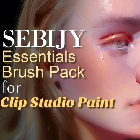 Sebijy's Essentials Brush Pack for Clip Studio Paint - Review Clip Studio Brushes, Clip Studio Paint Brushes, Procreate Brushes Download, Paint Software, Notice Me, Procreate Brushes Free, Best Brushes, Free Brush, Clip Studio Paint