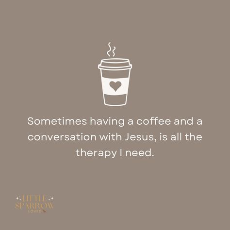 Sometimes I just want to have a coffee with Jesus. I just want to sit down, messy bun, leggings, an open heart, a cup in my hands and lay it all bare. No sugar coating, no worry about the words that leave my lips, no guard or playing down my feelings. Nope, just an open raw conversation about where I’m at and the struggles I’m facing. And you see, these are the moments where we not only do we get real with God, but with ourselves. We realise that this is the rock we can stand on, depend u... Coffee And Jesus Quotes, Jesus Coffee Quotes, Retirement Crafts, Coffee With Jesus, Coffee And Jesus, Jesus Coffee, New Memories, Stop Trying, Coffee Heart