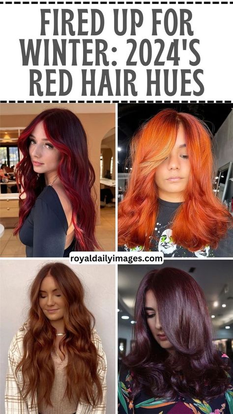 winte Hottest Red Hair Hues Red Hair Colors, Deep Romantic, Winter Romance, Trendy Shades, Hair Starting, Hair Shades, Hair Makeover, Red Hair Color, Winter Looks