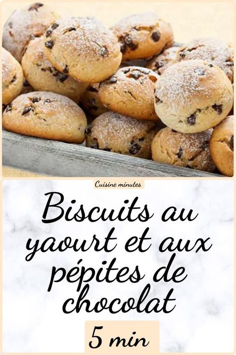 #cuisineminutes #cuisine #cooking #recettes #rezepte #recipe #recipes #desserts #dessert #dessertrecipes #gateau #cakes #inspiration #sweettreats Chocolate Chip Biscuits, Biscuits Diététiques, Cakes Inspiration, Food Recepie, Batch Cooking, Love Eat, Biscuit Recipe, Mini Desserts, Sweet Desserts