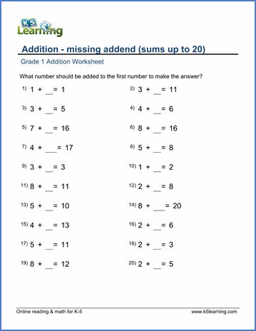 Grade 1 Addition Worksheet on missing addend - sums up to 20 Number Bonds Worksheets, Missing Addend, Basic Addition, Number Bonds, 2nd Grade Math Worksheets, Free Kindergarten Worksheets, 1st Grade Math Worksheets, Free Math Worksheets, Addition Worksheets