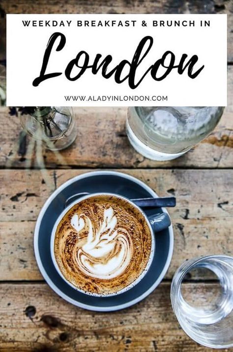 This guide to the best weekday breakfast in London will show you London breakfast places, London brunch places, and more. There are great breakfasts in London. #breakfast #london London Coffee Shop, London Breakfast, Peggy Porschen Cakes, London Cheap, Dessert Places, Weekday Breakfast, Breakfast Places, London Guide, London Vacation