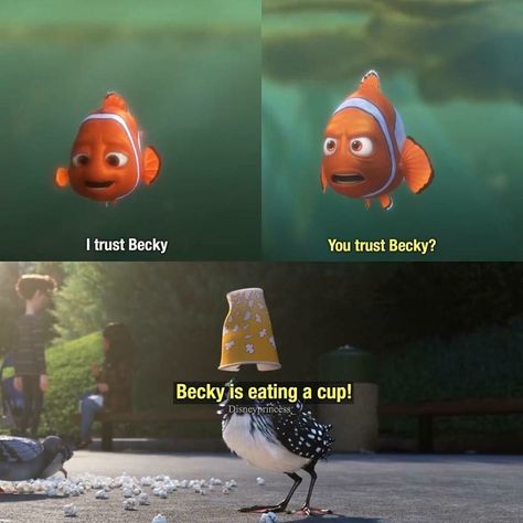 Finding Dory Nemo Dory, Disney Finding Nemo, Disney Fanatic, Funny Disney, Disney Jokes, Finding Dory, Quotes Disney, Disney And Pixar, Disney Memes