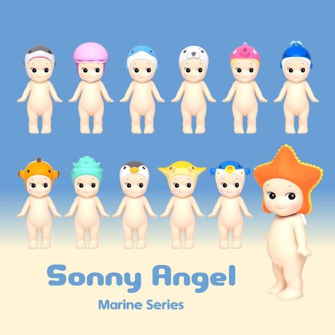 Sonny Angels, Cute Surprises, Clownfish, Manta Ray, Angel Doll, Unique Kids, Sonny Angel, Clown Fish, Angel Figurines