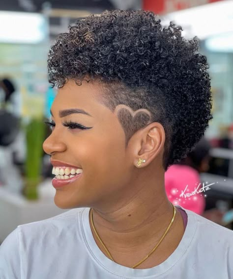 Natural Hair Haircuts, Natural Haircuts, Short Natural Haircuts, Short Hair Designs, Shaved Hairstyles, Short Shaved Hairstyles, Shaved Hair Designs, Shaved Side, Shaved Side Hairstyles