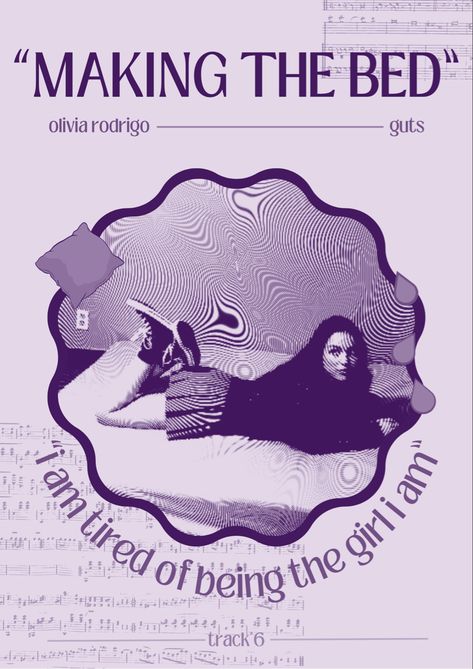 Lavender Poster Aesthetic, Purple Aesthetic Posters, Olivia Rodrigo Prints, Purple Wall Prints, Olivia Rodrigo Aesthetic Poster, Purple Posters, Purple Prints, Purple Poster, Making The Bed