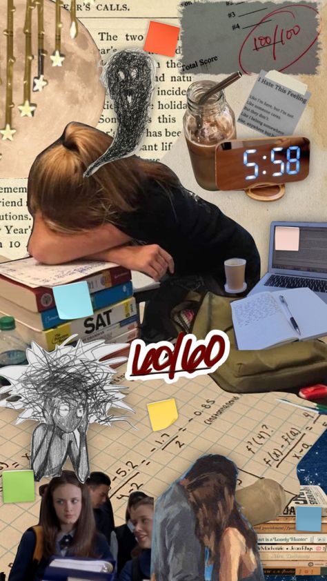 Overworking Aesthetic, Overworked Aesthetic, School Loner Aesthetic, Midwest Grunge, Romanticizing School Aesthetic Wallpaper, Girl Struggling Aesthetic, Academic Validation Collage, Late Night Studying Aesthetic Motivation, High School Life