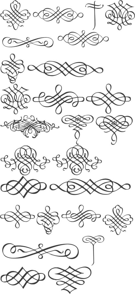 Filigree Design Pattern, Lettering Fonts Graffiti, Ornate Lettering, Fonts Graffiti, Flourish Design, Pinstriping Designs, Tattoo Lettering Fonts, Lettering Alphabet Fonts, Fancy Fonts