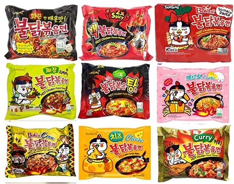 Ramen Healthy, Samyang Ramen, Korean Instant Noodles, Buldak Ramen, Hot Ramen, Hot Chicken Flavor Ramen, Ramen Flavors, Korean Noodles, Spicy Ramen