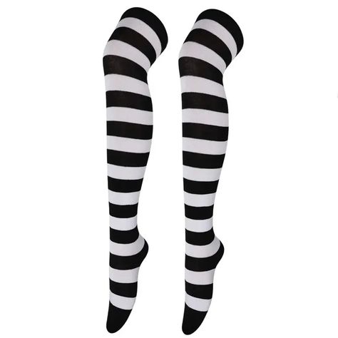 Striped Thigh High Socks Funny Cosplay Party Knee Socks - Temu Striped Thigh High Socks, Women Socks Fashion, Japanese Socks, Thigh Socks, Funny Cosplay, Striped Stockings, Over Knee Socks, Socks Funny, Over The Knee Socks