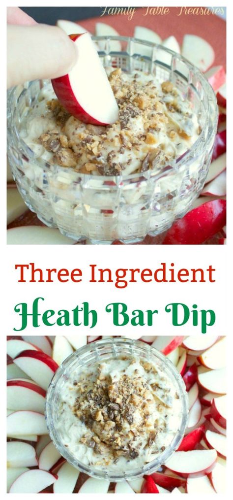 Heath Bar Dip Heath Bar Apple Dip Recipe, Heath Bar Dip For Apples, Apple Heath Bar Dip, Heath Dip For Apples, Heath Dip, Heath Bar Dip, Heath Bar Apple Dip, Heath Desserts, Heath Bar Dessert