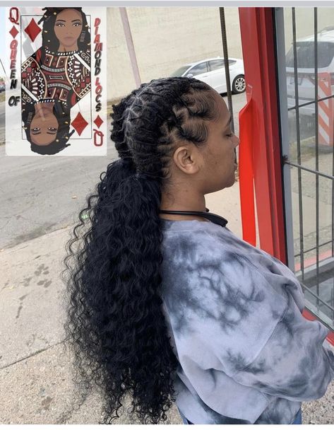 Feed In Loc Styles, Barrel Twist Into Ponytail, Styles To Do Over Locs, Barrel Twist Ponytail, Barrel Twist Women, Loc Styles With Weave, Butterfly Locs Mid Back, Loc Hairstyles For Black Women, Signature Hairstyles