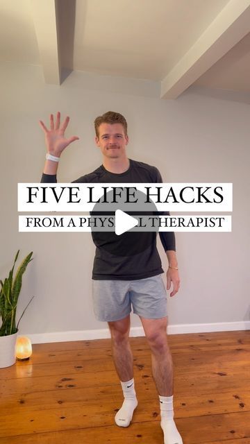 Dr. Paul Glowacki, DPT on Instagram: "5️⃣ LIFE HACKS FROM A PT  • Here are five of my favorite tricks of the trade to make your life easier!  • Which one is your favorite?  #physicaltherapy #physicaltherapist #physiotherapy #physio #pt #lifehacks #howto #tips #hack #tipoftheday #lifelessons #lifecoach #yoga #pilates #workout #workoutmotivation #workoutroutine #fitness #fitnessmotivation #exercise #exercisetips #wellnesstips #wellness #healthylifestyle #health #wristpain #backpain #lowbackpain #balance #massage" Physio Exercises, Physiotherapy Exercises, Fitness Results, Yoga Pilates Workout, Back Pain Exercises, Yoga Health, Smart Tech, Physical Therapist, Pharrell Williams