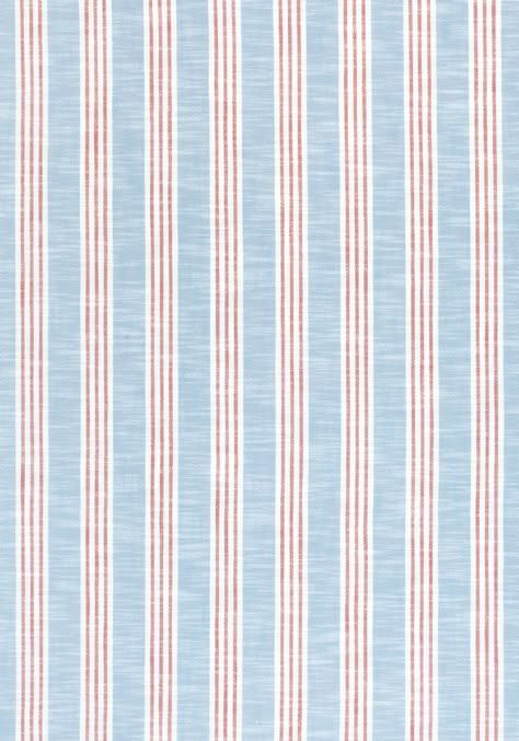 SOUTHPORT STRIPE, Sky and Red, W73489, Collection Landmark from Thibaut Red White Blue Background, Sew Aesthetic, Blue And Red Aesthetic, Red And Blue Background, Scrapbook Backgrounds, Sandberg Wallpaper, Patterned Background, Wallpaper Red, Stripe Fabric