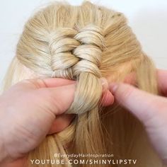 Different Kinds Of Braids, Dutch Infinity Braid, Braids Step By Step, Infinity Braid, Braiding Your Own Hair, Girl Hair Dos, Beautiful Braided Hair, Hair Upstyles, Hair Braid Videos