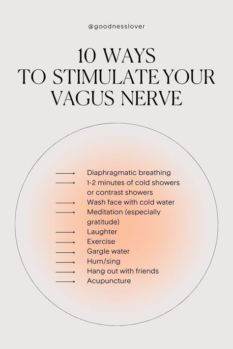 How To Stimulate Your Mind, Yoga Vagus Nerve, Ventral Vagus Nerve, Stimulate Your Vagus Nerve, Ways To Stimulate Vagus Nerve, How To Stimulate The Vegas Nerve, How To Relax Nervous System, Resetting Vagus Nerve, Daily Vagus Nerve Exercises