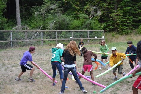 pool noodle hockey with wiffle balls Pool Noodle Hockey, Noodle Hockey, Water Noodles, Wiffle Ball, Pool Noodle, House Yard, Pool Noodles, Field Day, Yard Ideas