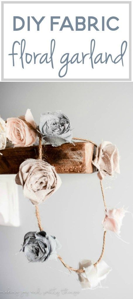 diy fabric floral garland | diy fabric flowers no sew | flower garland | diy fabric flowers Garland Diy Fabric, Diy Fabric Flowers, Flower Garland Diy, Fabric Crafts Diy, Diy Fabric Crafts, Garland Diy, Fleurs Diy, Fabric Flower Tutorial, Fabric Garland