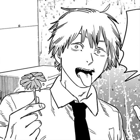 Csm Manga, Chainsaw Man Icon, Man Icon, Manga Icon, Icon Pfp, Chainsaw Man, Chainsaw, Black And White, Funny