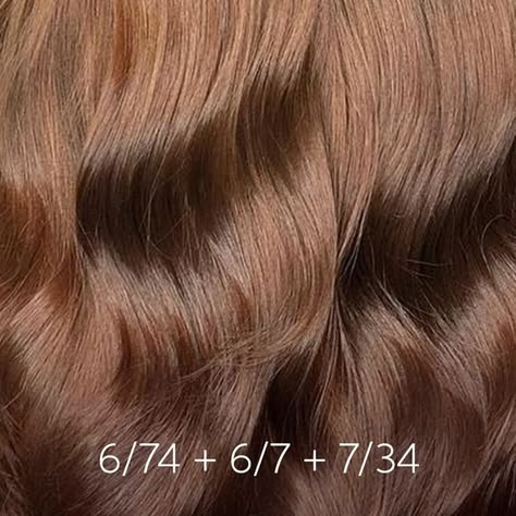 Cinnamon Brown Hair Color, Cinnamon Brown Hair, Wella Formulas, Wella Hair Color, Color Formulas, Hair Color Formulas, Wella Hair, Wella Color, Glossy Hair