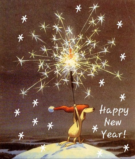 Happy New Year Images, 강아지 그림, Happy New Year Greetings, New Year Images, Quotes About New Year, A Happy New Year, New Year Greetings, New Year Wishes, Christmas Illustration