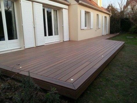 Backyard Patio Deck Designs, Cozy Backyard Patio, Backyard Cozy, Cozy Deck, Backyard Patio Deck, Terrasse Design, Floating Deck, Building A Porch, Patio Deck Designs