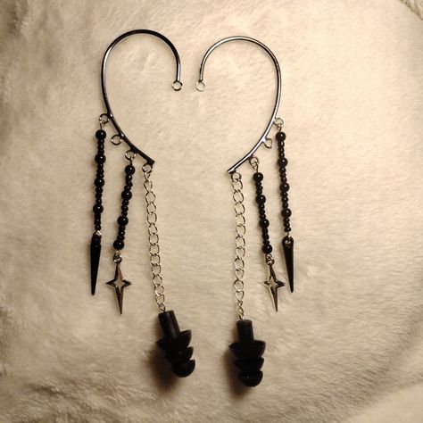 Hi y'all, it's been awhile since I've posted. I've had a bad couple of weeks and realized that my tolerance for loud noises and crowds has gone down so I made these earcuffs. Also a pic of tgcf on Pikes Peak from when I was in Colorado❤️❤️❤️ #handmade #handmadejewelry #beadedjewelry #tgcf #earcuffs #earplugs Loud Noises, Pikes Peak, Earplugs, 2025 Vision, Ear Plugs, A Pic, A Bad, Ear Cuff, Beaded Jewelry