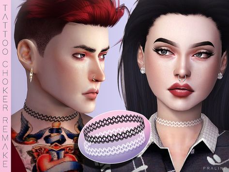 Sims Accessories, Kpop Earrings, Sims 4 Decades Challenge, Cc Shopping, Sims 4 Piercings, Sims 4 Tattoos, Smiley Piercing, Skin Details, Tattoo Choker