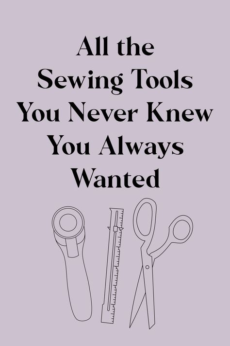 If you’ve decided that sewing is the hobby for you, you may want to move on from the bare essentials of sewing tools and branch out from the need-to-have tools to the nice-to-have tools. Maybe you want to up your sewing game by making more complicated garments, or maybe you just want to make your life a little easier. Click through to see all the tools I recommend! Sewing Essentials Tools, Sewing Gadgets Tools, Sewing Accessories Tools, Sewing Tools And Equipment, Sew For Beginners, Learning How To Sew, Sewing Guide, Creation Station, Sewing Easy