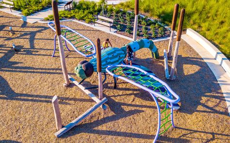 Bridgeland Parkland Village Dragonfly Sculpture | Earthscape Play Dragonfly Sculpture, Kids Outdoor Playground, Commercial Indoor Playground, Cool Playgrounds, Cypress Texas, Dino Park, Indoor Event, Playground Design, Play Structure